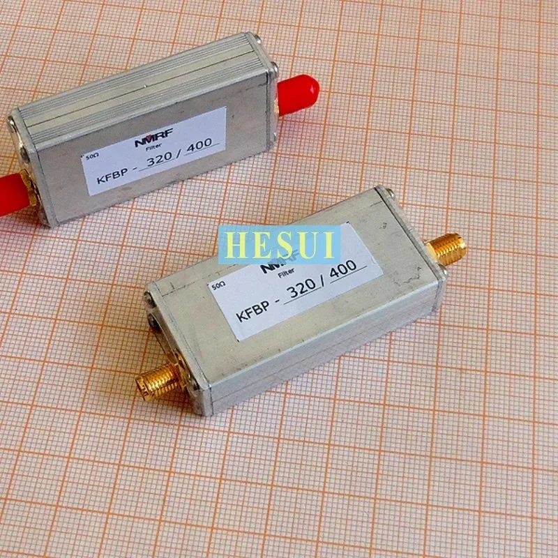 360MHz Filter UHF band bandpass BPF Filter module 2W 320MHz - 400MHz Filter module board CNC Al shielding shell SMA port