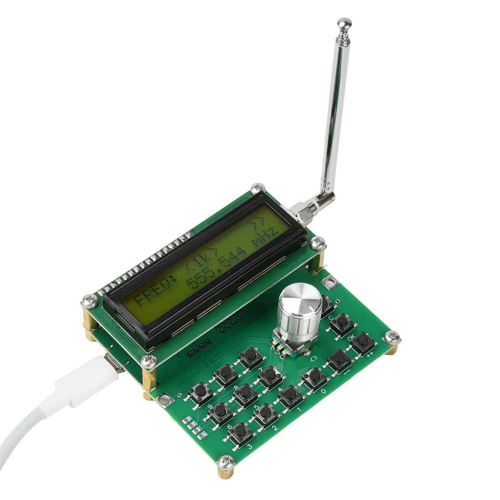Type-C RF Signal Source Signal Generator 35MHz-4400MHz RF Signal Generator With Antenna ADF4351 Signal Source Module
