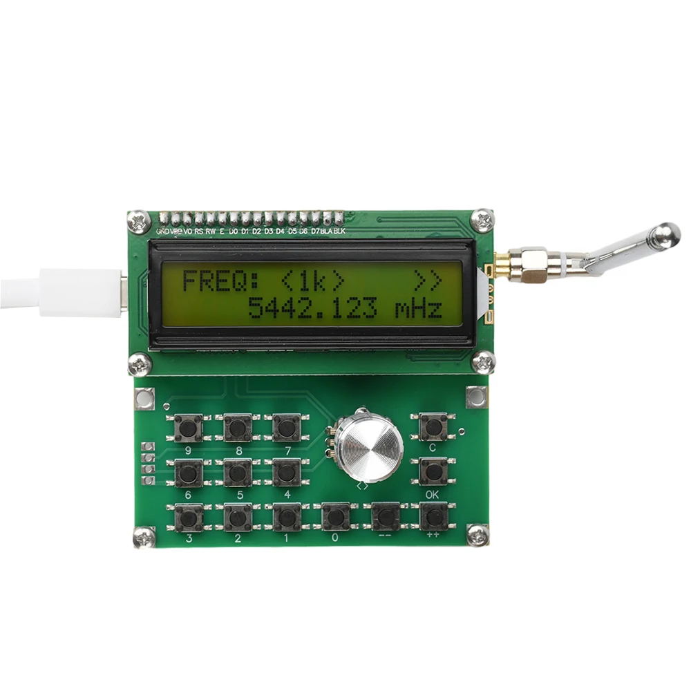Type-C RF Signal Source Signal Generator 35MHz-4400MHz RF Signal Generator With Antenna ADF4351 Signal Source Module