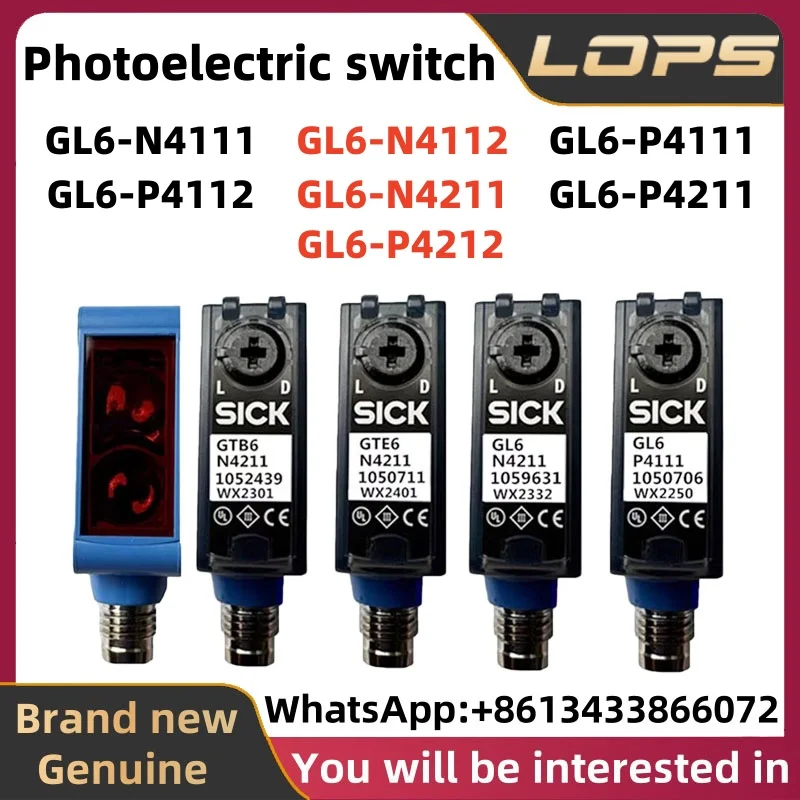 GL6-N4111 N4112 P4111 P4112 N4211 P4211 P4212 Brand new original SICK Photoelectric switch sensor,Welcome to consult