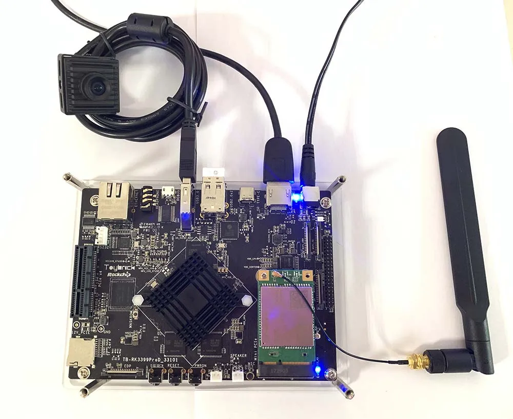 VoltSRK3399Pro AI Development Kit Single Board Computer For Artiticial Intelligence Deep Learning Accelerate TensorFlow Android/