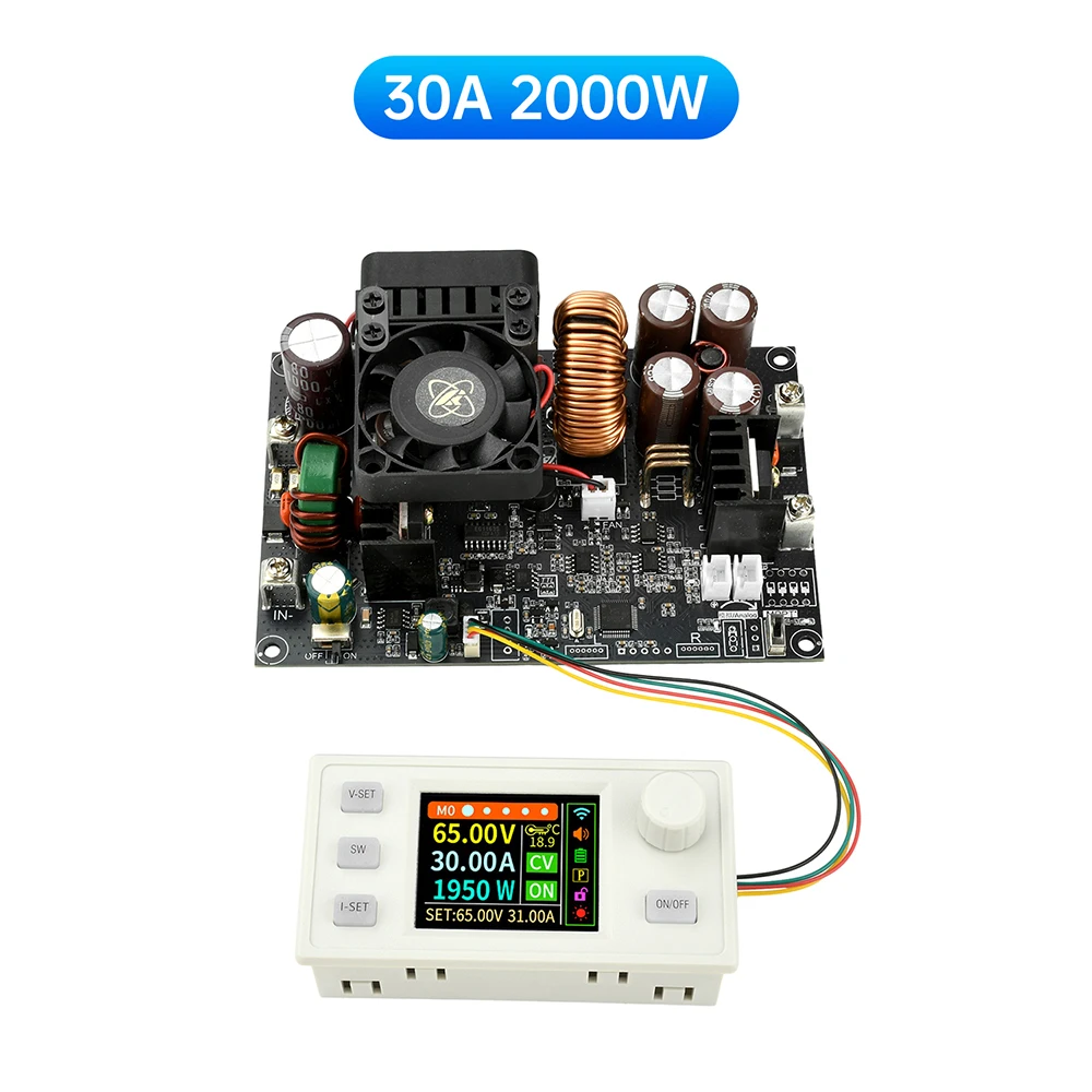 XY6530S/XY6550S 2000W 3250W Digital DC Adjustable Step-Down Power Supply LED Digital Constant Voltage Constant Current Module