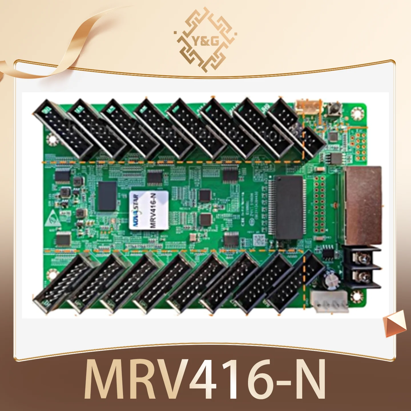 Novastar MRV416-N Receiving Card LED Video Wall Controller LED Display Screen RGB Matrix HBU75 Full Color Module Control card