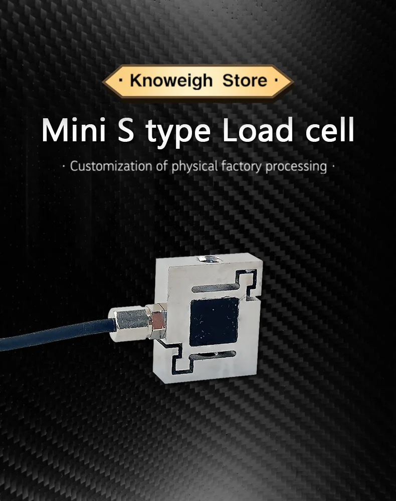 High Precision Load Cell SM2, 5kg-50kg Stainless Steel IP66 Waterproof, 2.0±10% Output Sensitivity, Operating Temp -20℃ to 70℃