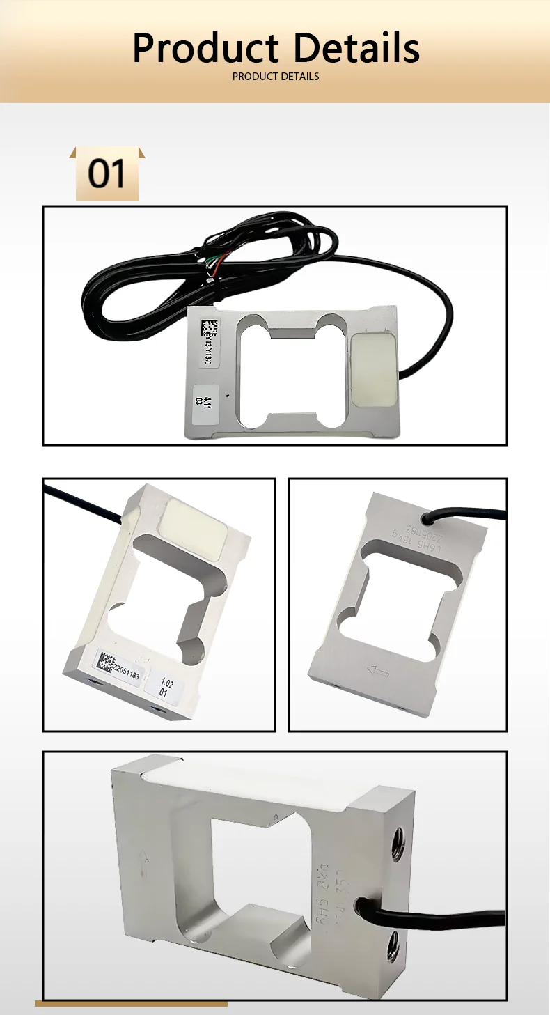 ZEMIC L6H5 Weighing Sensor L6H5-C3 Cantilever Load Cells Weighing Force Sensor Compression Industrial Robot Automation Tester