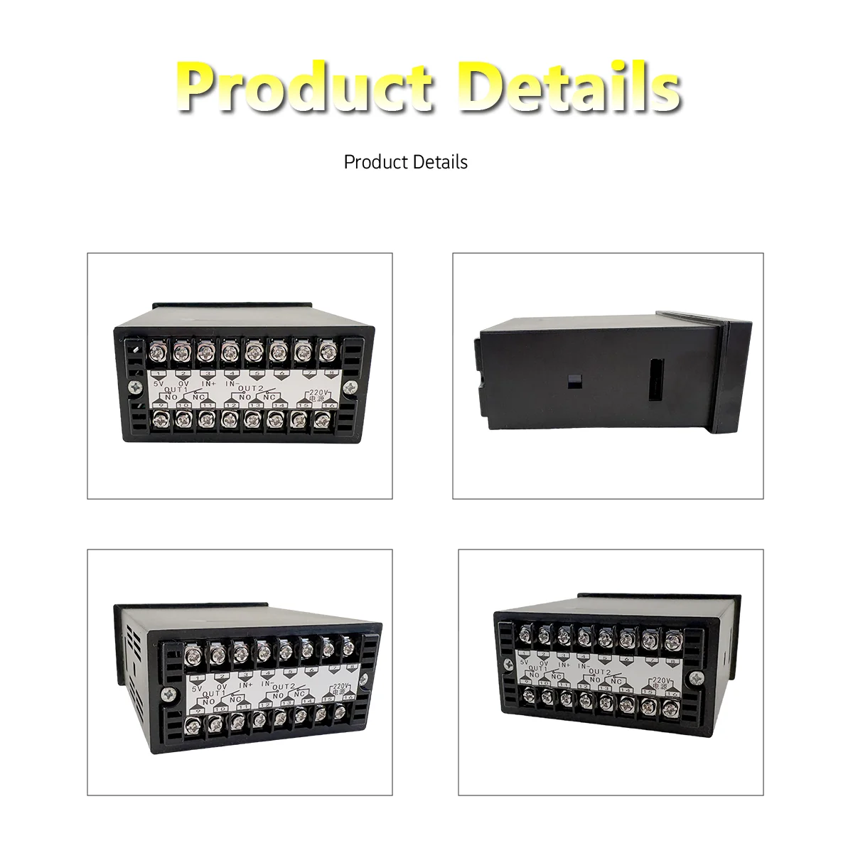Through-Hole Load Cell and 5-Digit Force Indicator Set Stainless Steel Donut Load Cell for Bolt Tension Measurement 5t