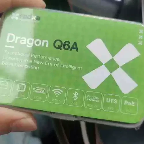 BoMaSRadxa Dragon Q6A Dev Board QCS6490 12TOPS LPDDR5 Linux OS Gigabit Ethernet For AI Edge Computing