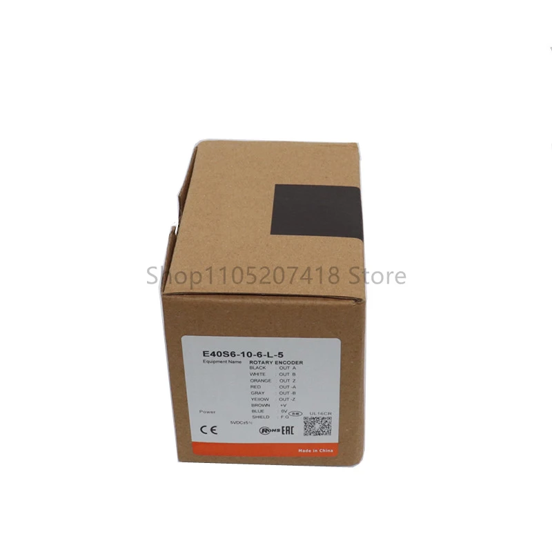 New E40S6-1000-3-T-24 Rotary Encoder 100 200 360 500 600 1000 1024 1200 2000 2500 3-T-24 3-N-24 6-L-5 3-V-24 3-T-5 12-24VDC ABZ