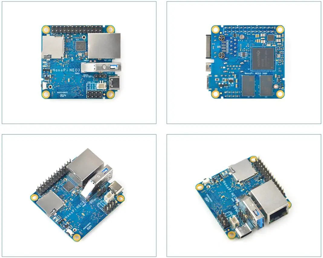 NanoPi Neo3 (1Gb DDR4 RAM) Combo, YoungSunTek, RK3328 Quad Cortex-A53 Up to 1.3GHz,1GB Ethernet,USB3.0 OpenWRT,Ubuntu,Lunix