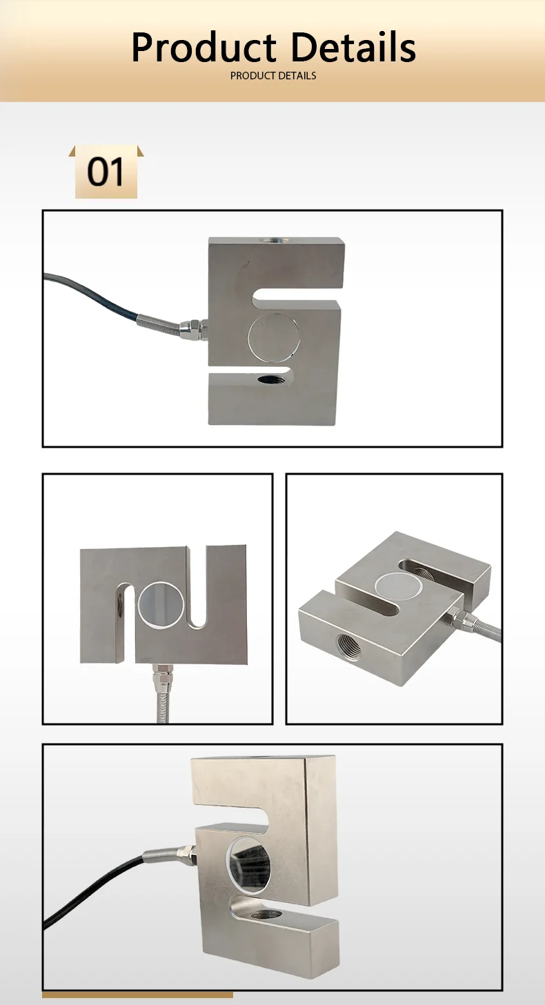 Durable S Type Load Cell for Industrial Applications, Custom Sizes and Accessories,3.High Precision S Type Load Cell, Factory