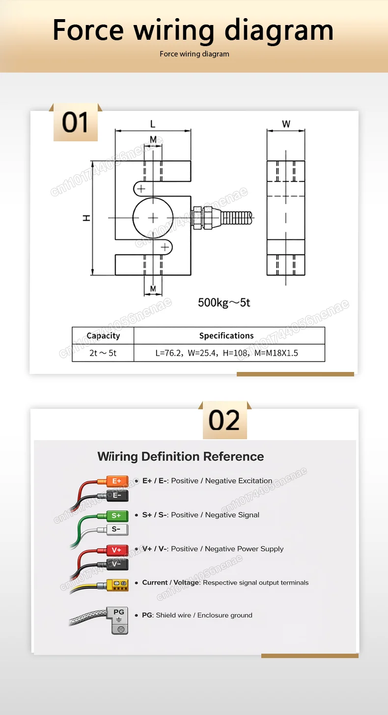 Durable S Type Load Cell for Industrial Applications, Custom Sizes and Accessories,3.High Precision S Type Load Cell, Factory