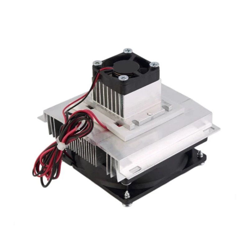 12V DIY Thermoelectric Peltier Refrigeration Cooling System Kit Semiconductor Cooler Conduction Module+Fan + TEC1-12706