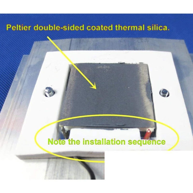 12V DIY Thermoelectric Peltier Refrigeration Cooling System Kit Semiconductor Cooler Conduction Module+Fan + TEC1-12706