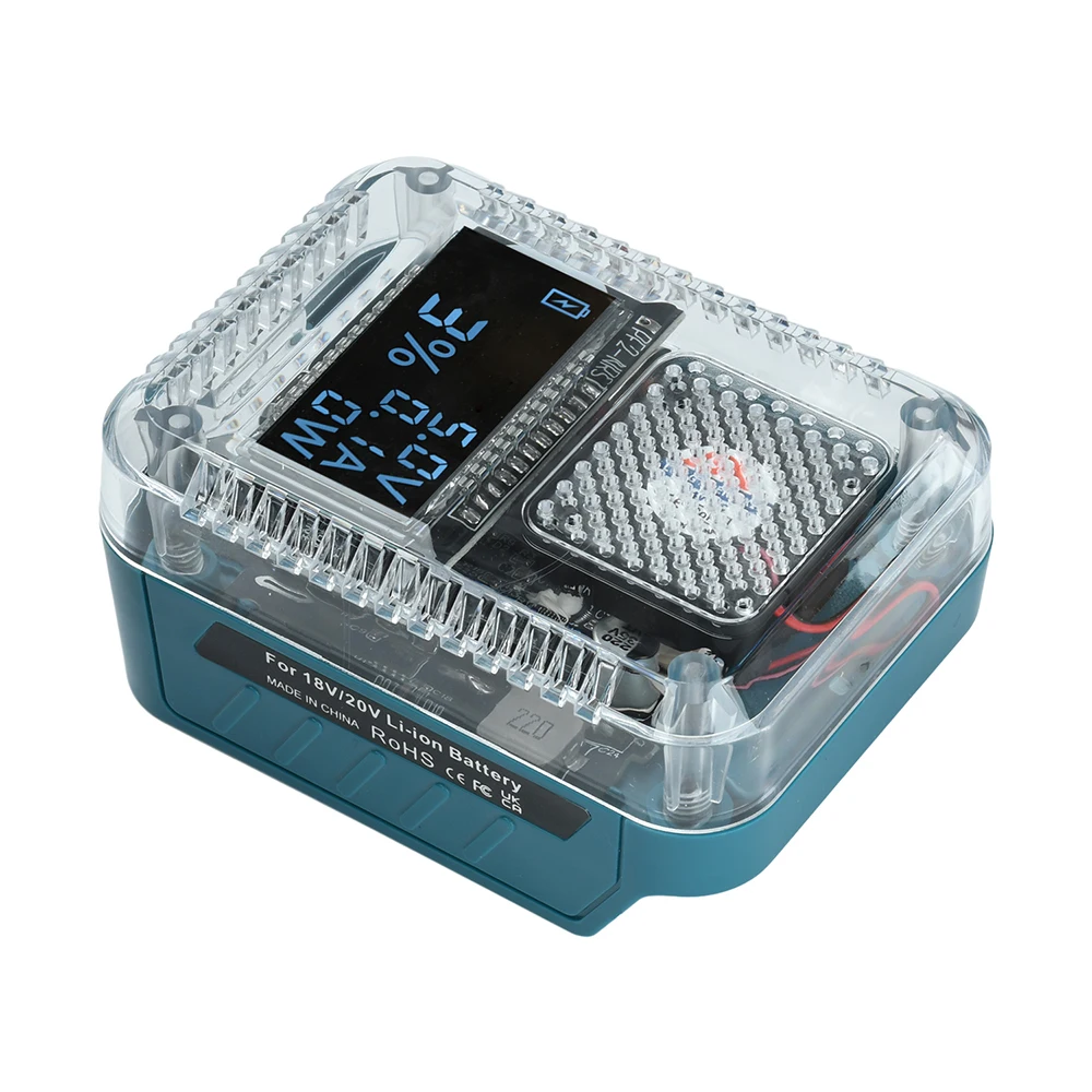 Bidirectional Charging/Discharging PD 3.1 140W Type-C for Makita Lithium Battery Charger Digital Display Adapter 28V