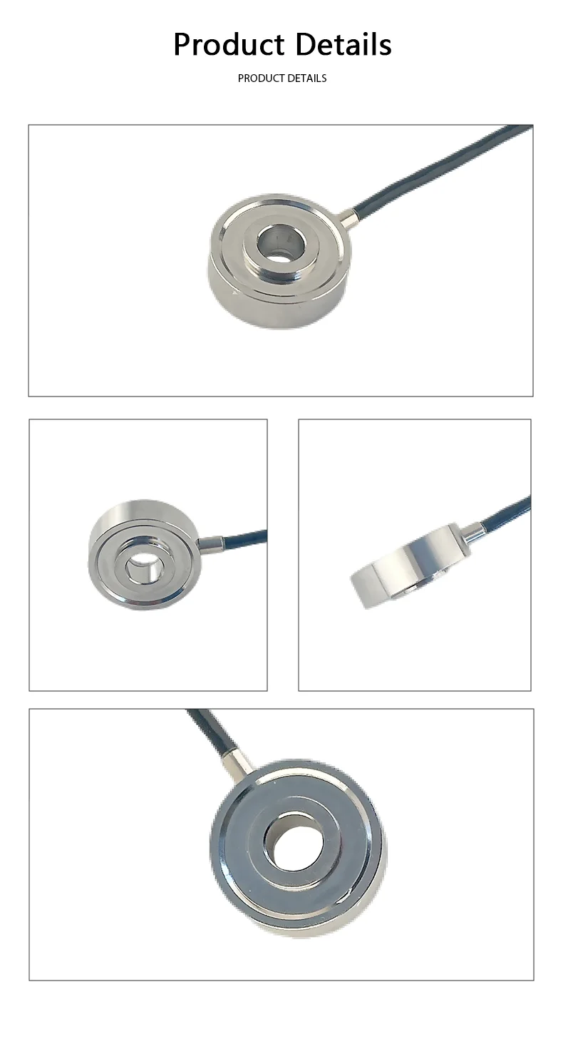 Ring Load Cell, Stainless Steel, High Accuracy, Non-Standard Customization Available for Various Ranges for Various Applications