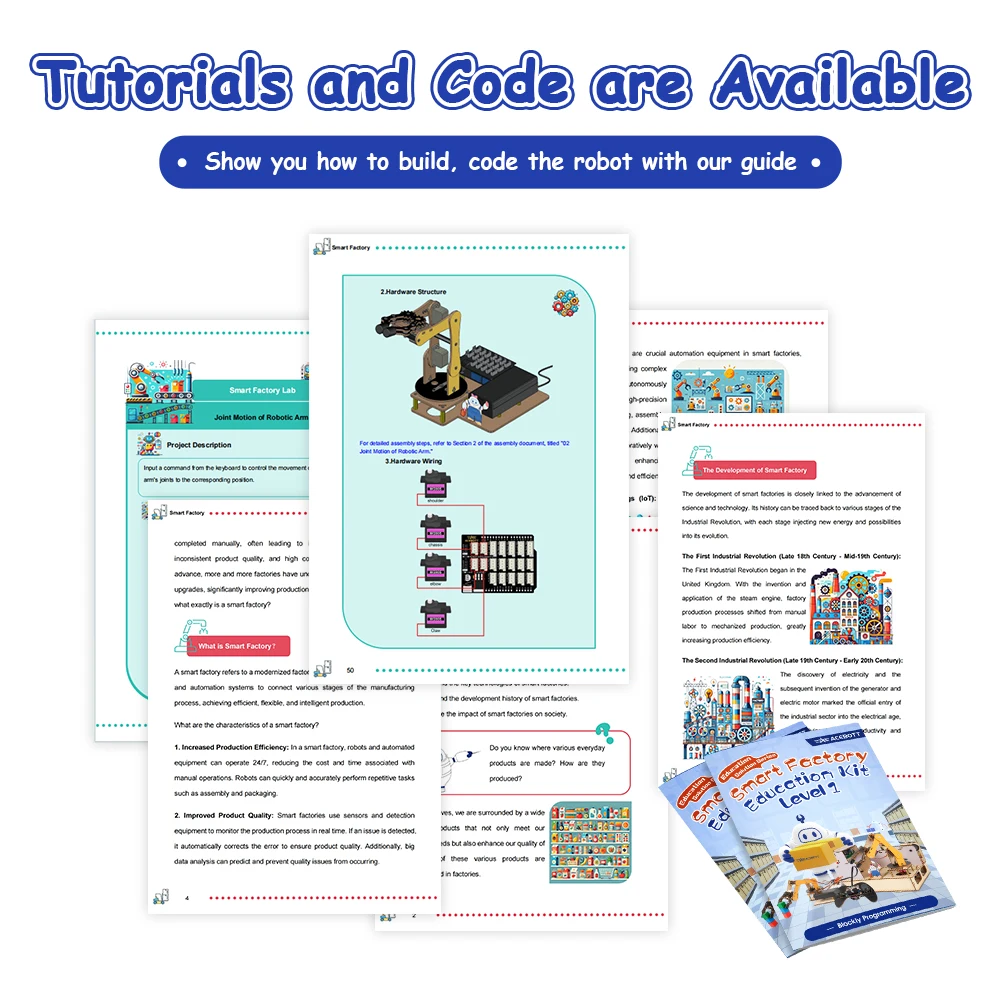 ACEBOTT ESP32 STEM Smart Factory Education Kit School Smart Home Kit Education Solution Series for Arduino