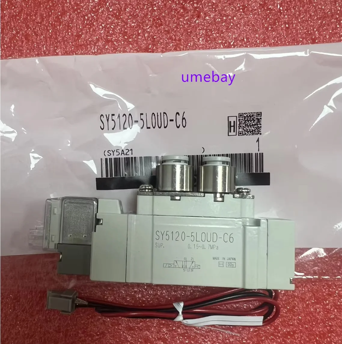 1psc/ Solenoid Valve SY5120-5LZ-C6 SY5120-5LOZ-C6 SY5120-5LOUD-C6 SY5120-5MZ-C6 SY5120-5GD-C6 SY5120-5GZ-C6 SY5120-4LZ-C6