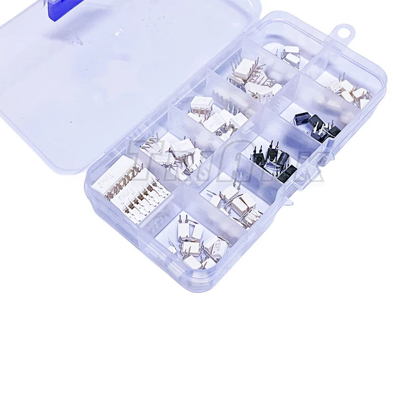 100PCS/Set Optocoupler Kit TLP421 TLP521 TLP521-2GB TLP521-4GB PC817 PC814 TLP621 TLP620 TLP781 TLP785 Electronic Component Kit