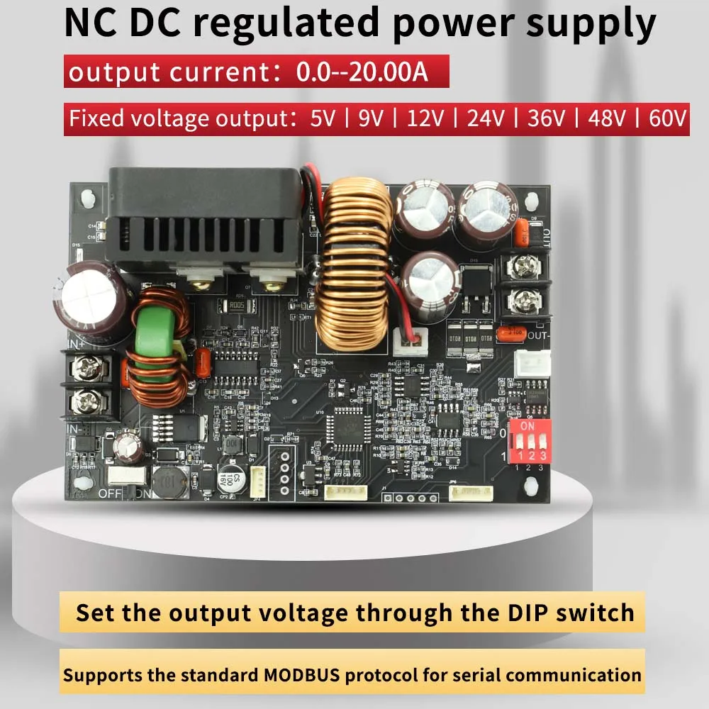 XY6020L CNC Adjustable Direct Current Stabilized Voltage Power Supply Base Plate Constant Voltage and Current Step-down Module