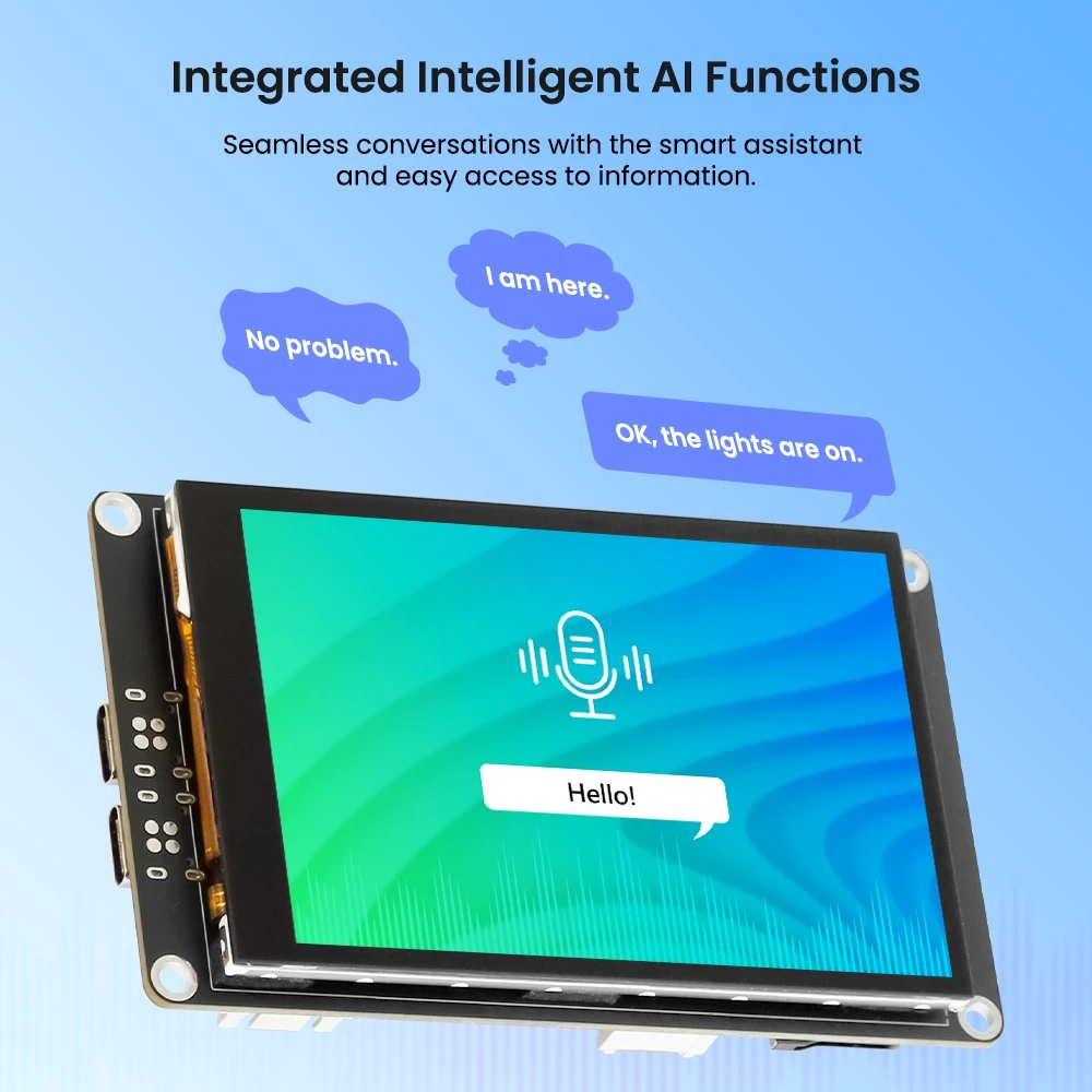 CrowPanel Advance 3.5-HMI ESP32 AI Functions Display 320x240 IPS Touch Screen Support Arduino/LVGL/Micropython