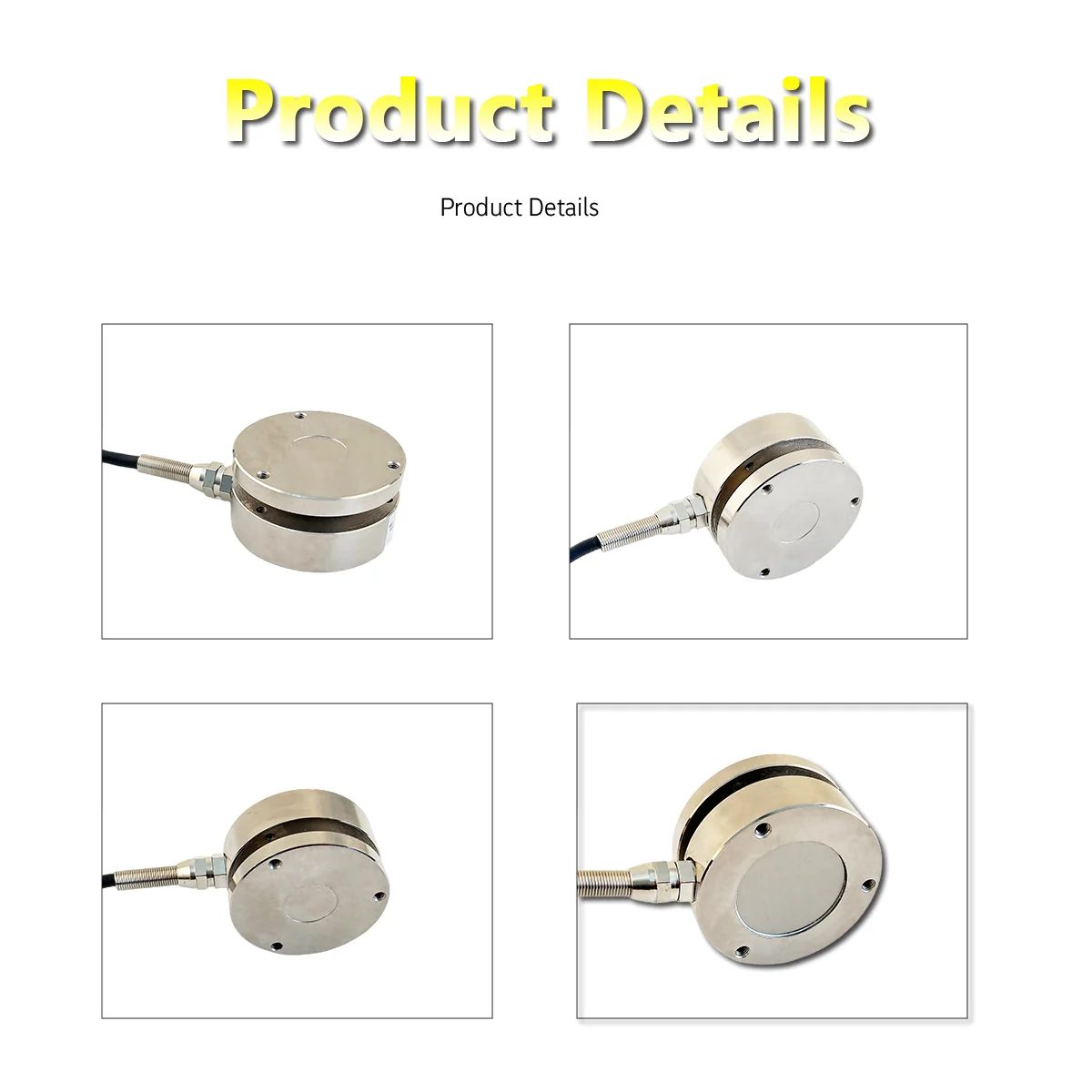 ConTronix Digital Load Cell Controller with Pancake Pressure Sensor High Precision Weight Indicator Relay Output