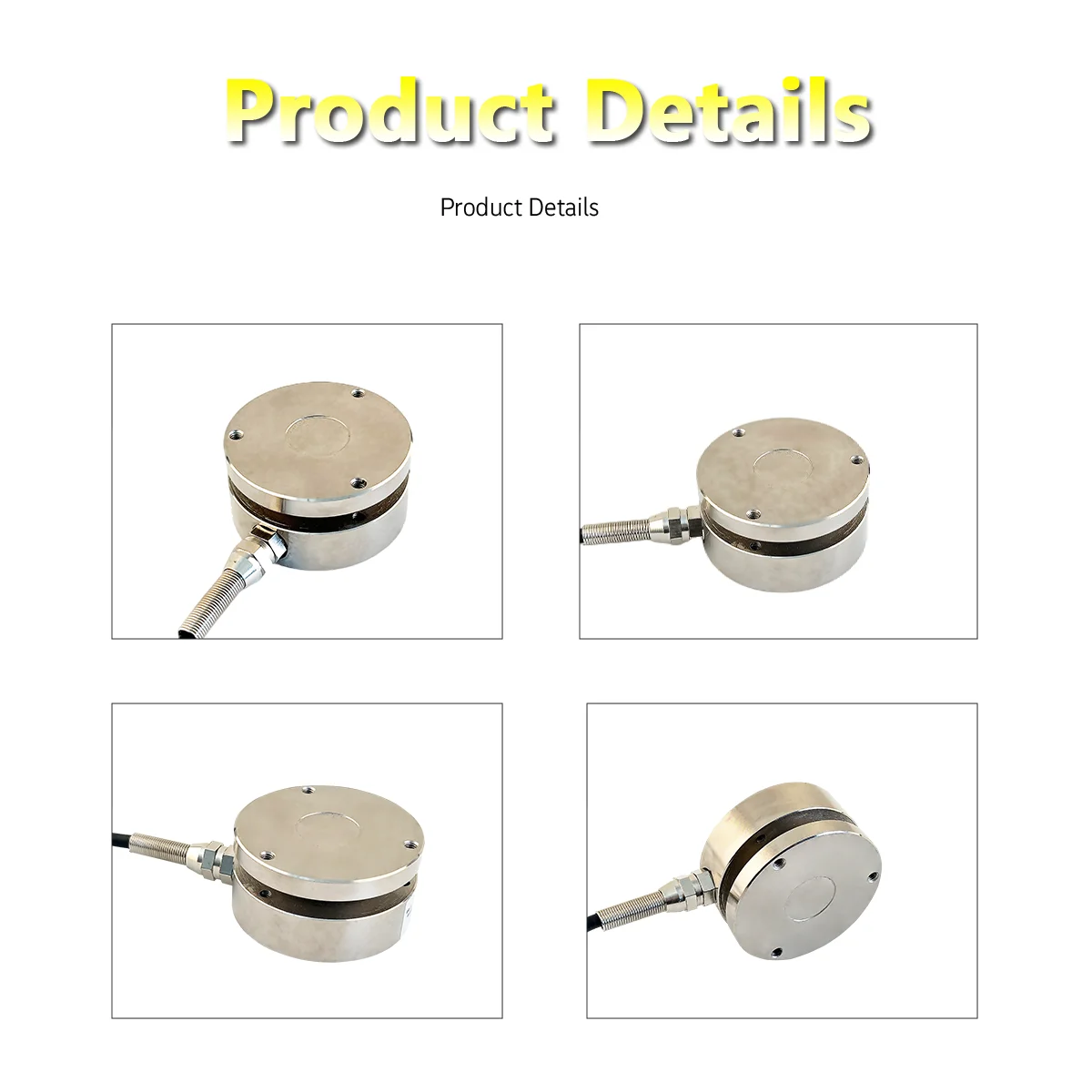 ConTronix Digital Load Cell Controller with Pancake Pressure Sensor High Precision Weight Indicator Relay Output