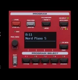 New Display For Nord  Wave 2  Electro 5D/HP 6D  Stage 3  Piano 3/4 Piano5\E  lectro\5D\Stage3\Lead4 OLED Screen