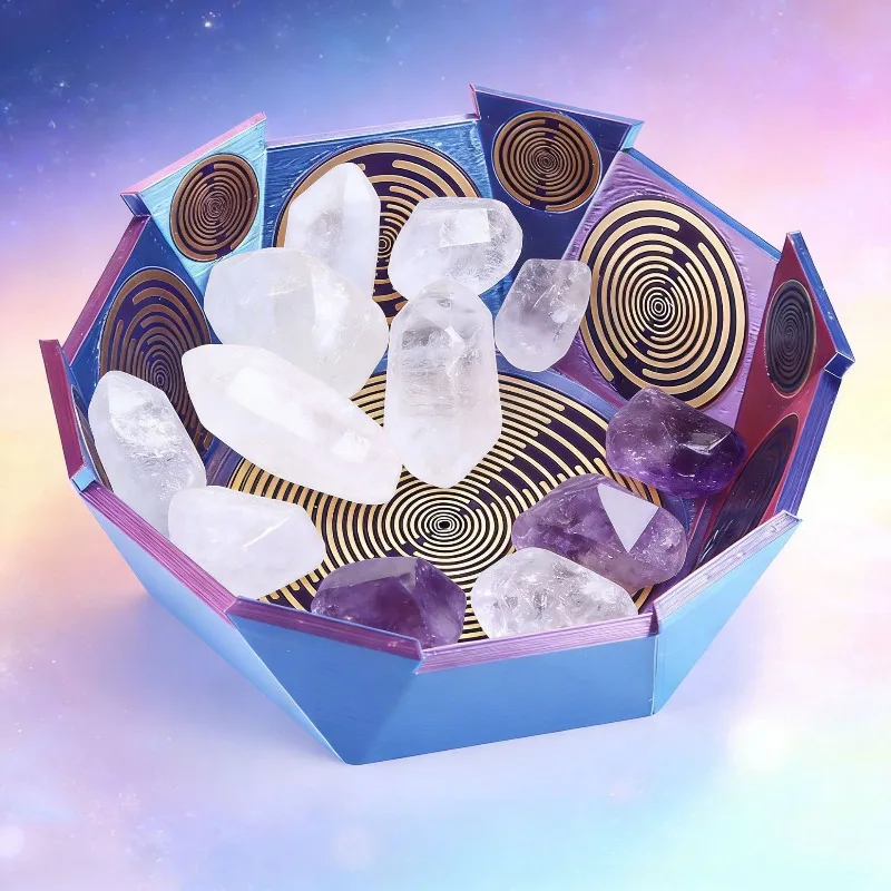 ERICAT Multi-Wave Oscillator, 24-Level MWO Matrix Bowl, Water Activates and Harmonics Balance to Eliminate Negative Energy