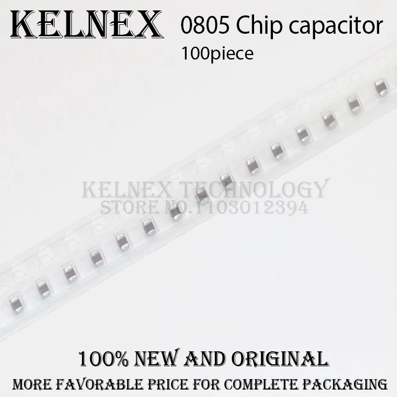 1 reel 0805 SMD Chip Multilayer Ceramic Capacitor 0.5pF - 47uF 10pF 22pF 100pF 1nF 10nF 100nF 0.1uF 1uF 2.2uF 4.7uF 10uF 22uF