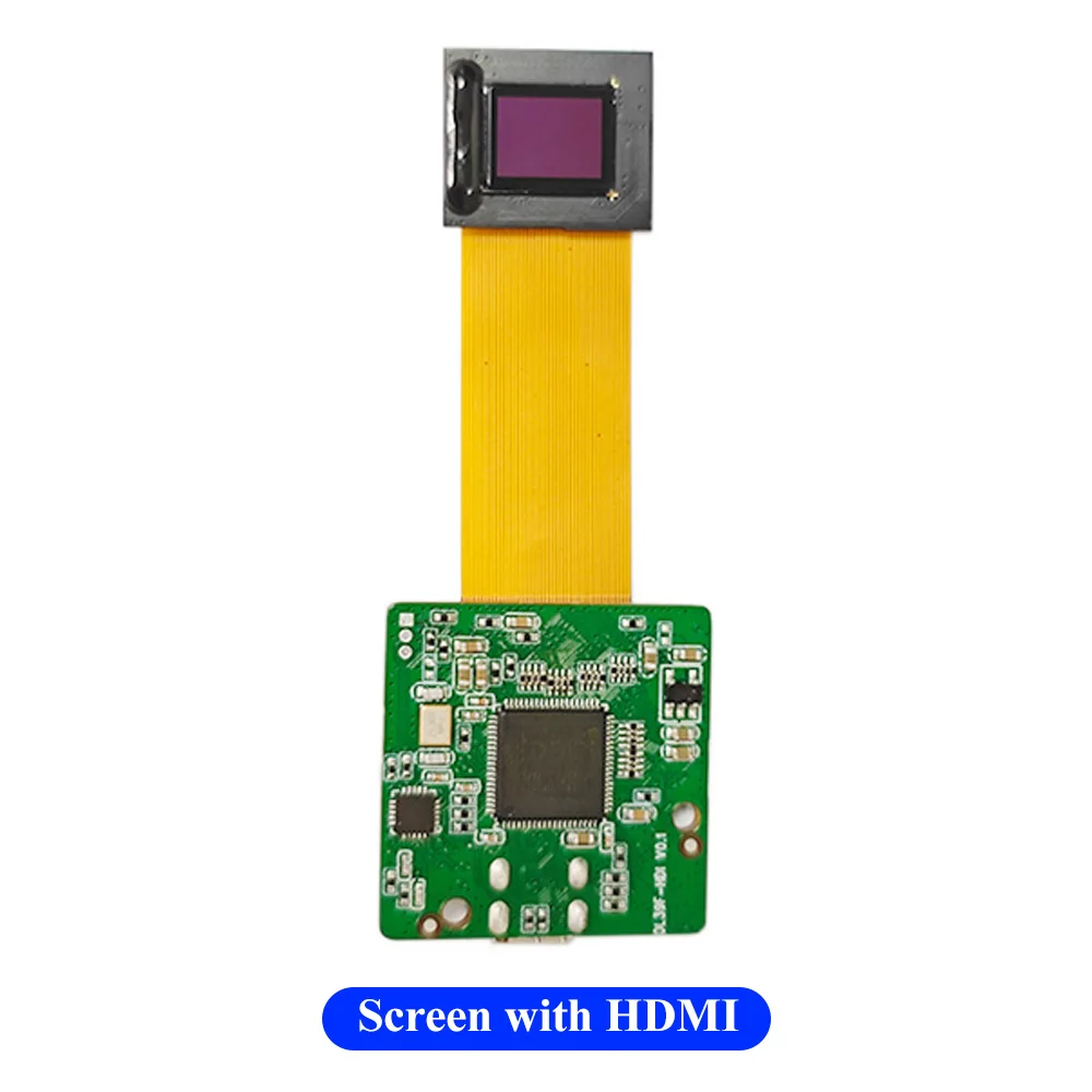 0.39 Inch OLED Display Viewfinder 1024*768 EVF Monocular Microdisplay Module for Thermal Imaging Night Vision HDMI AV VGA Input