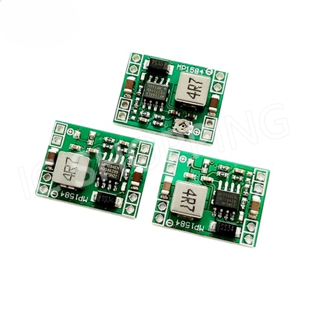 100PCS MP1584EN LM2596s MP1584 Adjustable 3A DC-DC Converter Step Down Voltage Regulator Module Replace Buck Board 5V 12V
