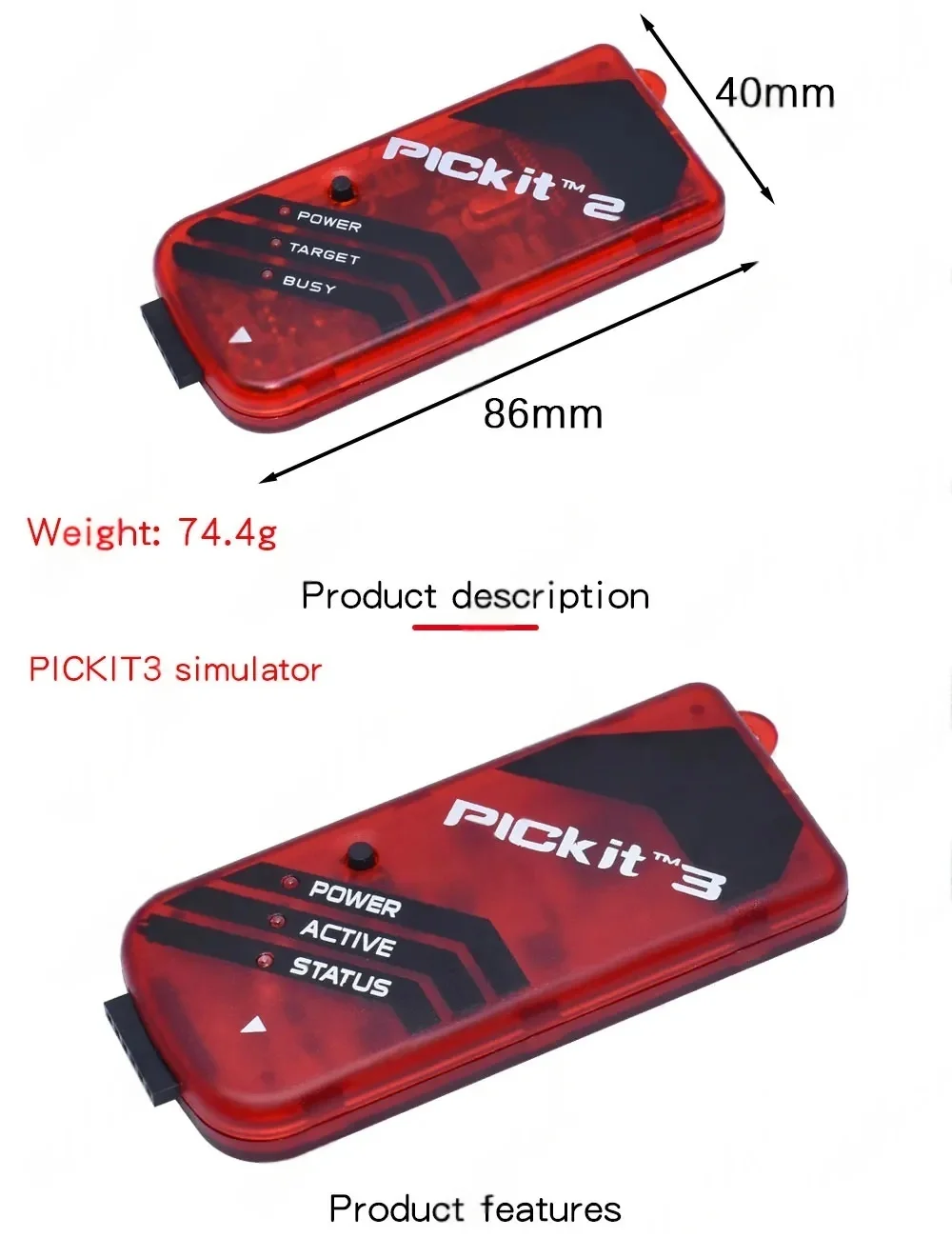 PIC ICD2 PICKit 2 PICKIT 3 PICKIT 3.5 Programming Adapter Universal Programmer Seat +PICKit2 PICKIT3 PICKit3.5 Programmer XZG