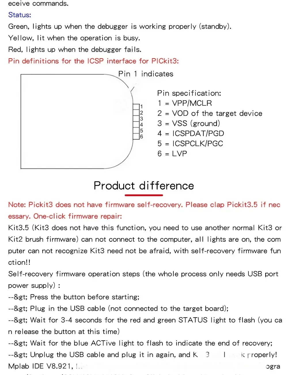 PIC ICD2 PICKit 2 PICKIT 3 PICKIT 3.5 Programming Adapter Universal Programmer Seat +PICKit2 PICKIT3 PICKit3.5 Programmer XZG