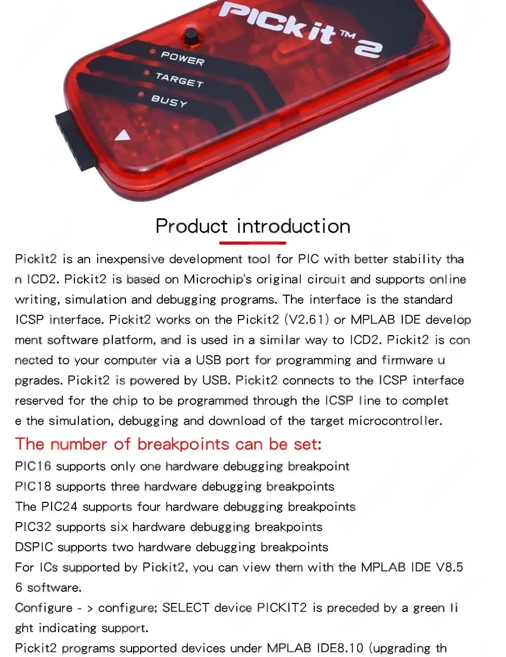 PIC ICD2 PICKit 2 PICKIT 3 PICKIT 3.5 Programming Adapter Universal Programmer Seat +PICKit2 PICKIT3 PICKit3.5 Programmer XZG
