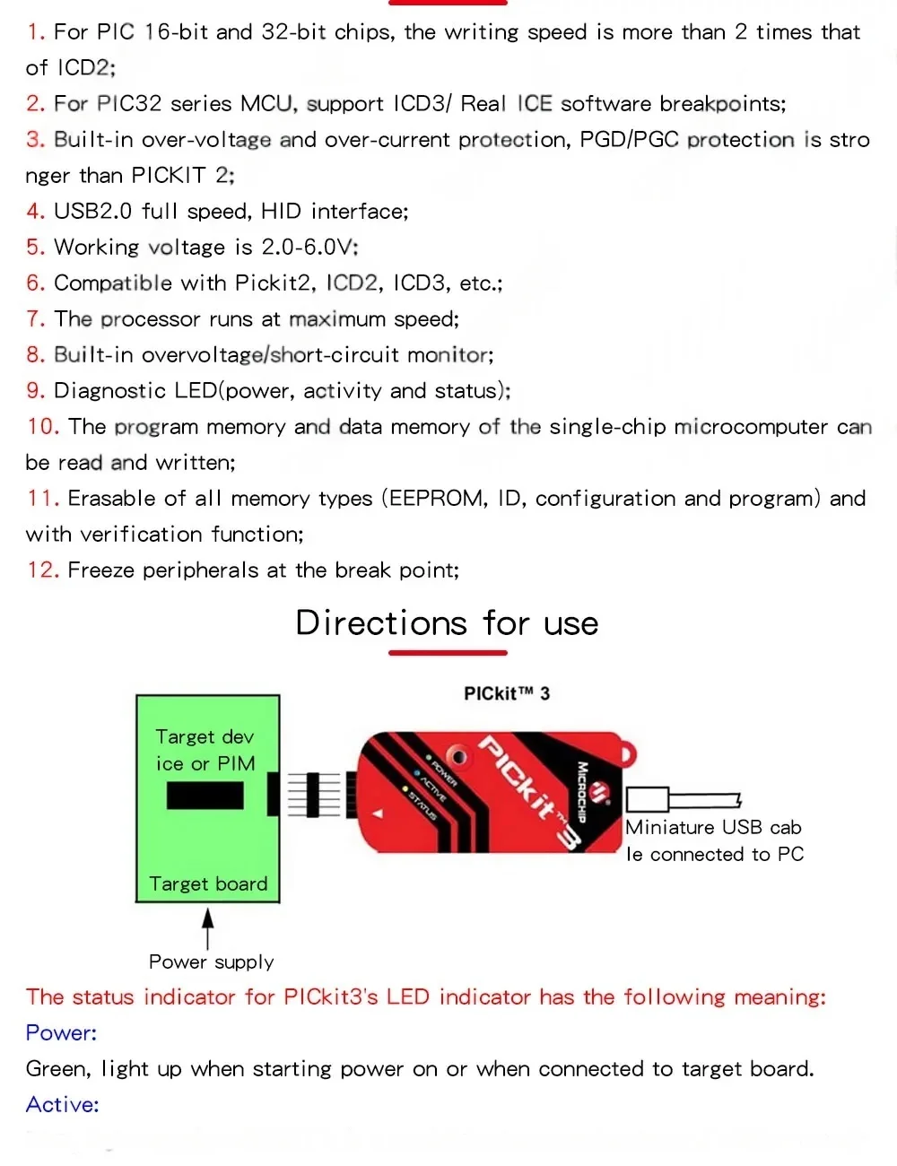PIC ICD2 PICKit 2 PICKIT 3 PICKIT 3.5 Programming Adapter Universal Programmer Seat +PICKit2 PICKIT3 PICKit3.5 Programmer XZG