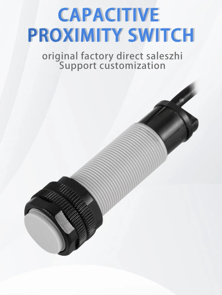 Fast Delivery M18 Proximity Switch Sensor Capacitive Sensor DC 3-Wire 12-24VDC/AC 100-240VAC Three Wire Output NPN PNP NO NC