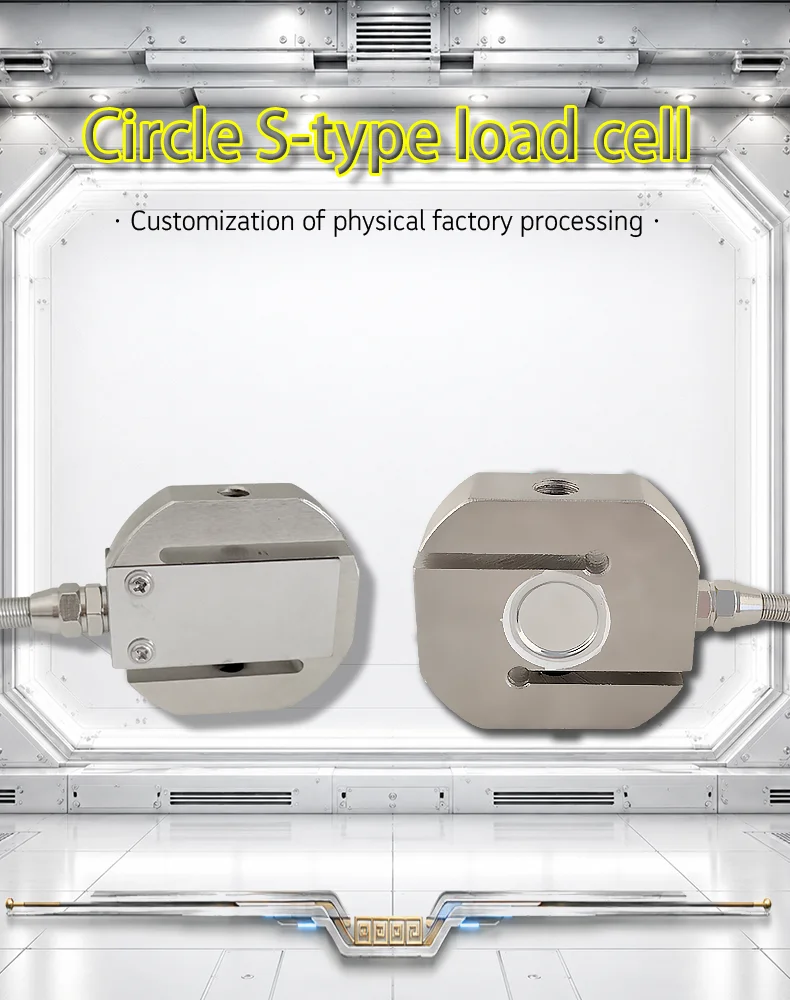 Alloy S-Type Load Cell 5~500kg Capacity Tension and Compression Weighing Sensor for Crane Scale