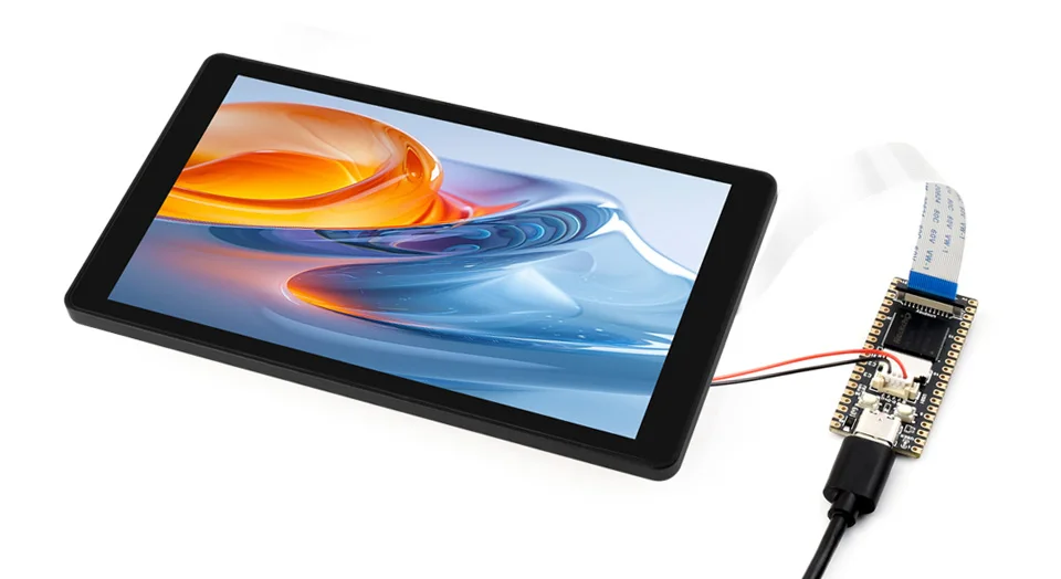 5inch DSI Capacitive Touch Display,720 × 1280,IPS,Optical Bonding Toughened Glass Panel,DSI Interface,5-Point Touch, Aluminum