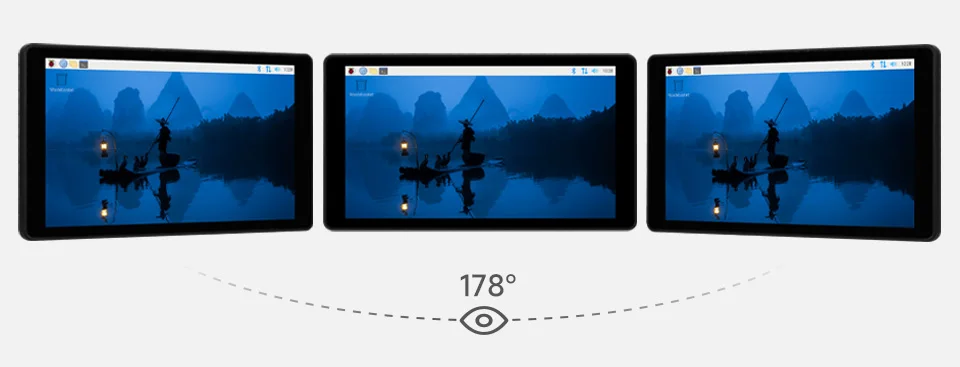 5inch DSI Capacitive Touch Display,720 × 1280,IPS,Optical Bonding Toughened Glass Panel,DSI Interface,5-Point Touch, Aluminum