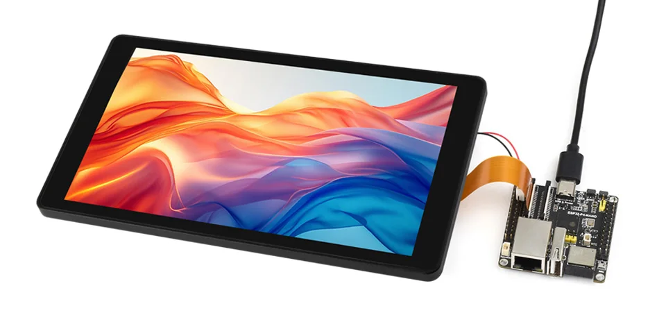 5inch DSI Capacitive Touch Display,720 × 1280,IPS,Optical Bonding Toughened Glass Panel,DSI Interface,5-Point Touch, Aluminum