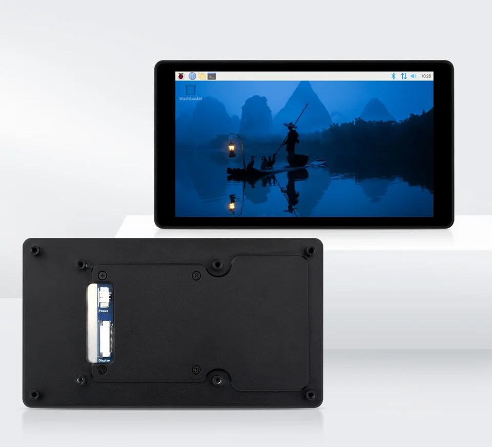 5inch DSI Capacitive Touch Display,720 × 1280,IPS,Optical Bonding Toughened Glass Panel,DSI Interface,5-Point Touch, Aluminum