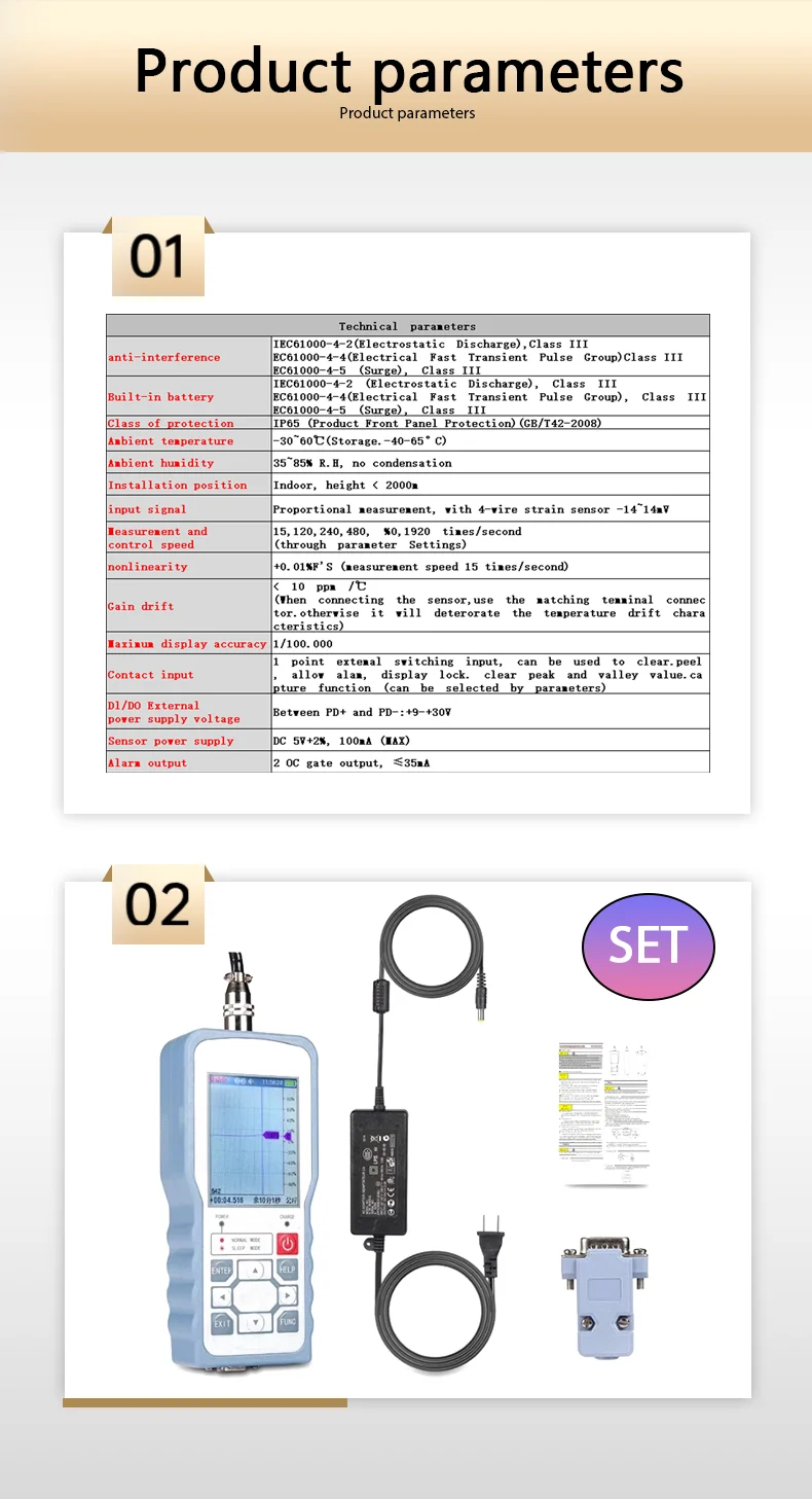 BENGBUZZYQ 0-200kg Button Load Cell Weight Sensor & Handheld Indicator RS232 Compression Force Transducer for Industrial Use