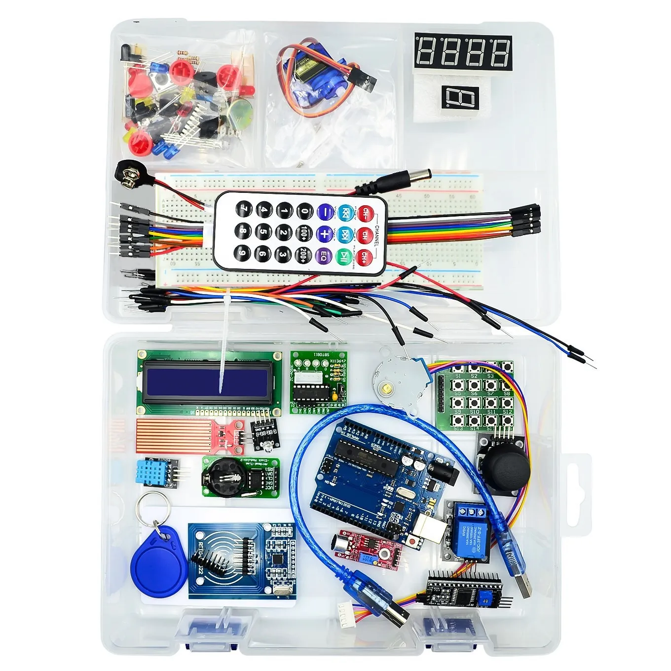 RFID Starter Kit for Arduino For UNO R3 official version ATMEGA328P RFID Upgraded version Learning Suite With Components Box
