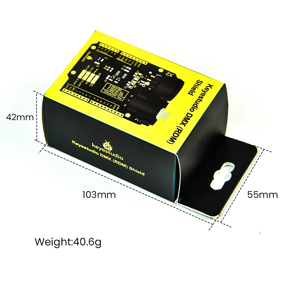 Keyestudio DMX (RDM)Shield for Arduino UNO / Control Speakers&Light &Smoke Machine