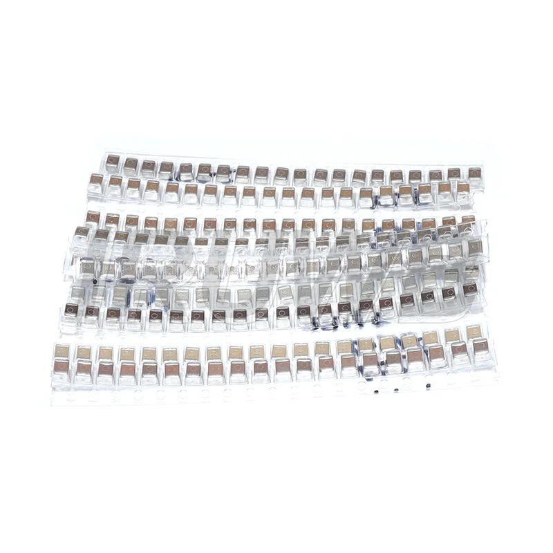 200PCS 0.1UF ~ 100UF 10 Kinds*20pcs Capacitors Pack 0.1UF 0.47UF 0.68UF 1UF 2.2UF 10UF 100UF Capacitor SMD 1210