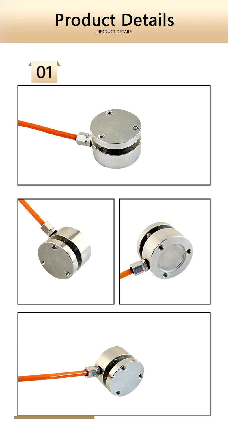 Load Cell Sensor Planar Diaphragm Weight Sensor & Display Instrument 10KG 20KG 50KG 100KG 200KG for Education Science Technology