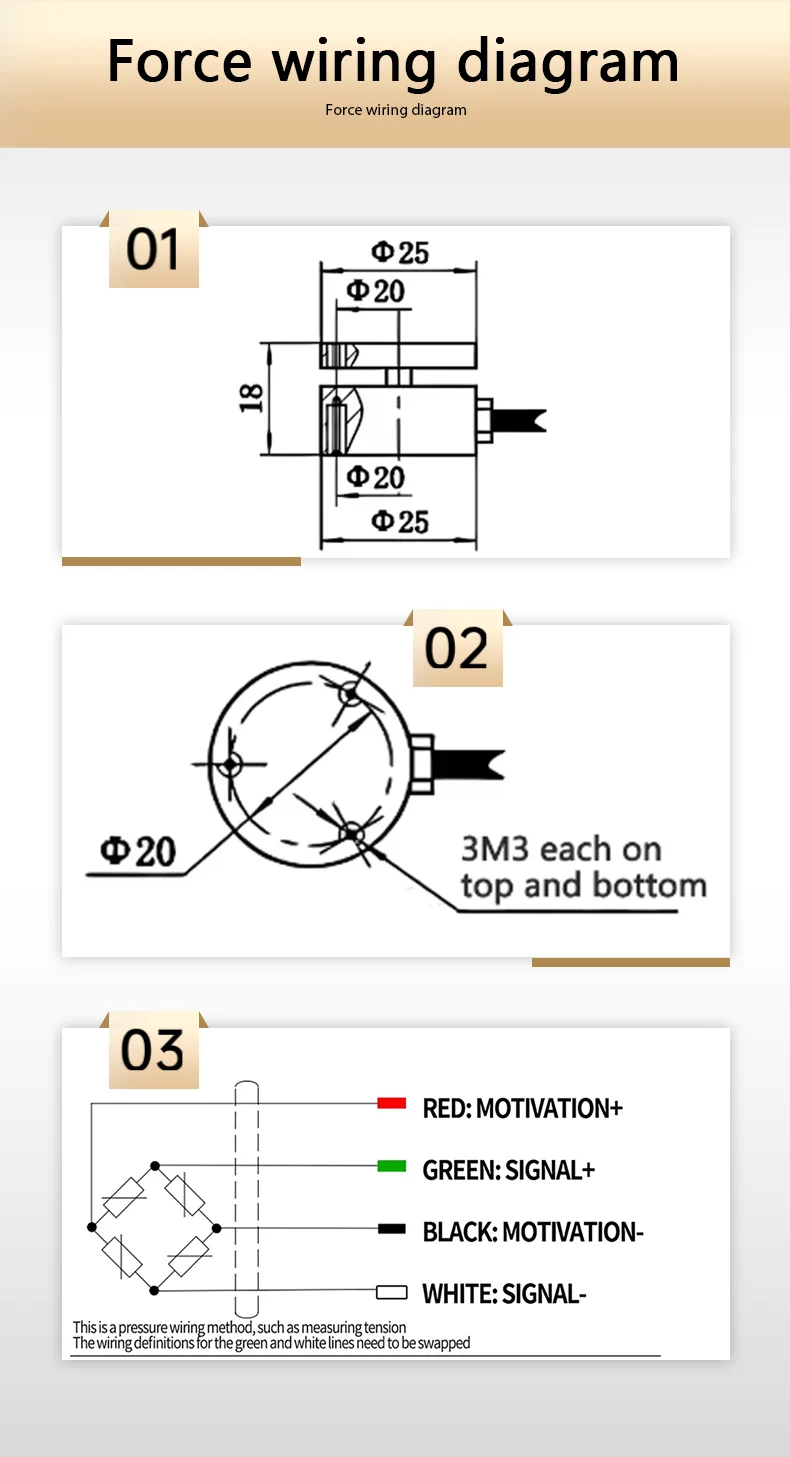 Load Cell Sensor Planar Diaphragm Weight Sensor & Display Instrument 10KG 20KG 50KG 100KG 200KG for Education Science Technology