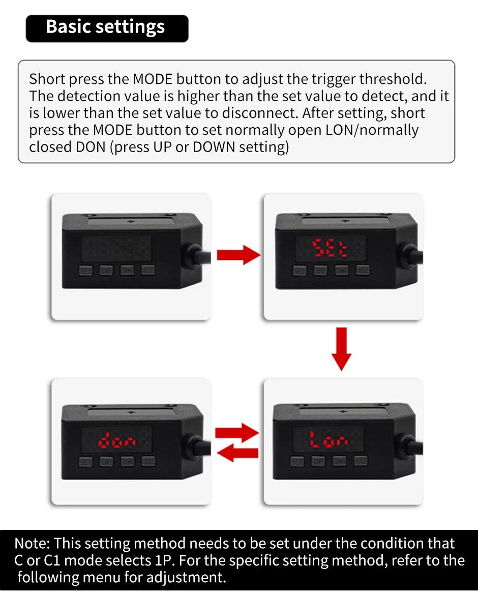 GTRIC Color Sensor Photoelectric Switch RGB Mark Recognition Deviation Correction 12-24V DC NPN PNP Differentiation Positioning