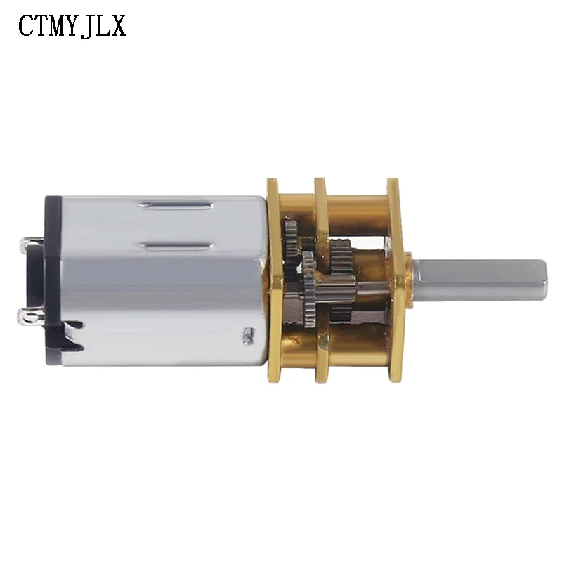 10pcs DC 3V 6V 12V GA12-N20 Micro Metal Gear Motor Gear Wheel Gear Motor 15RPM 30RPM 50RPM 100RPM 200RPM 300RPM 500RPM 1000RPM