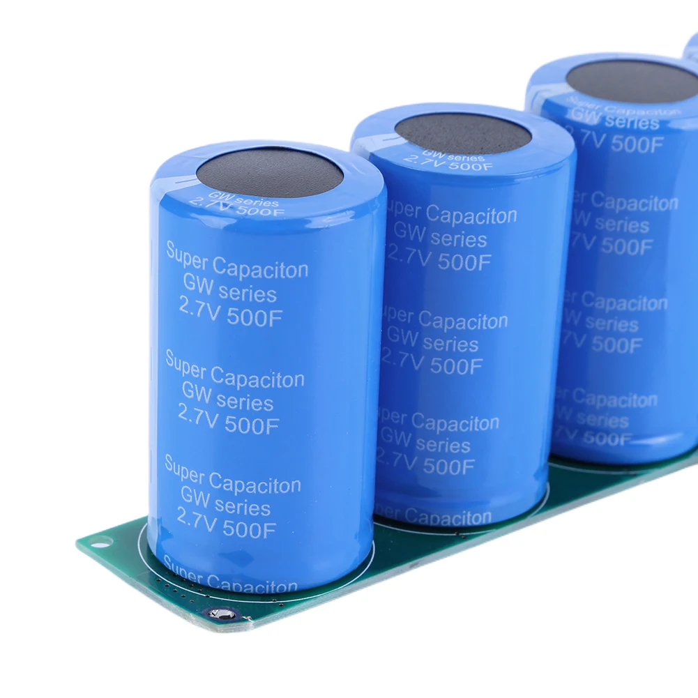 Automotive Capacitor 16V 83F Ultracapacitor with Protection Board Voltage Regulator Rectifier Battery Accessories